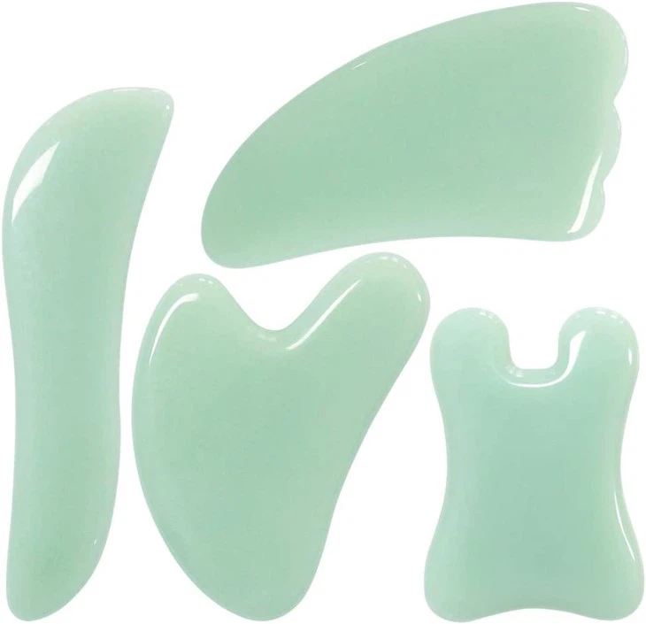 4PCS Gua sha Stone Scraping Massage Set