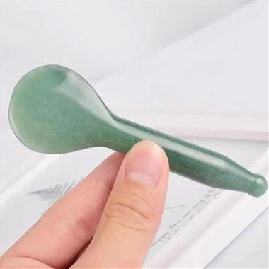 100% Natural Green Gua Sha Anti Aging Tools