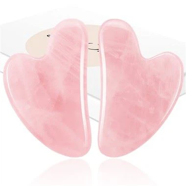 2 Pcs Gua Sha Facial Massage Tool For Face