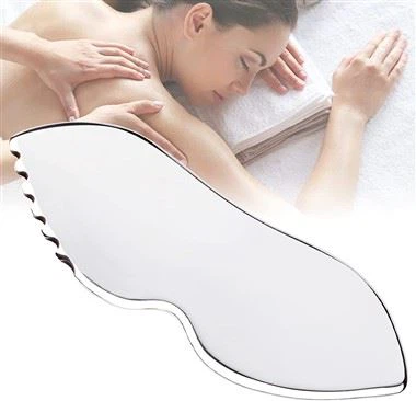 6-Edged Stainless Steel Myofascial Gua Sha Massage Board