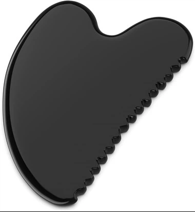 Bian Stone Obsidian Gua Sha Massage Tool