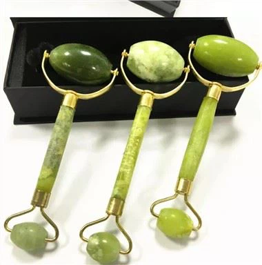 Big Head Double Head Green Jade Roller Massager
