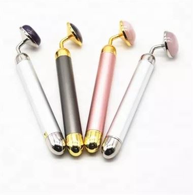 High Quality Battery Rose Quartz Jade Roller