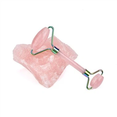 Rainbow Color Zinc Alloy Facial Massager Roller