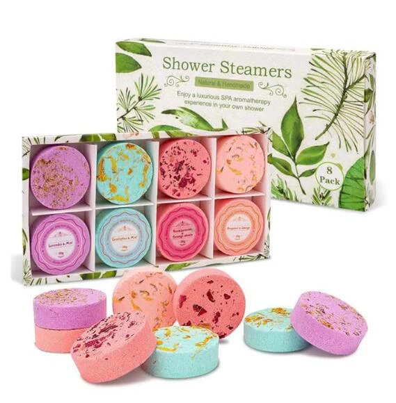 Homemade Aromatherapy Shower Steamers