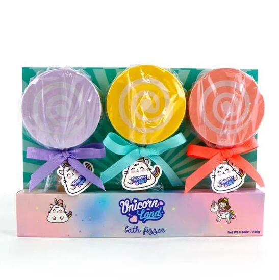 Lollipop Shaped Bath Bomb Set