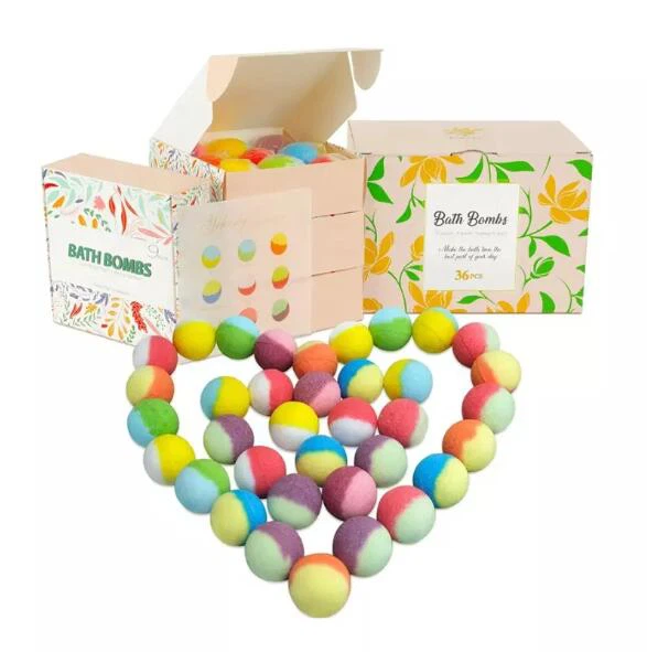 Mini Bath Bombs Individually Wrapped