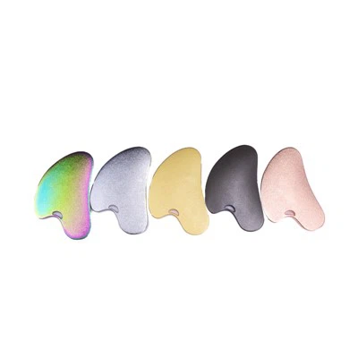 5 Color 304 Stainless Steel Metal Gua Sha