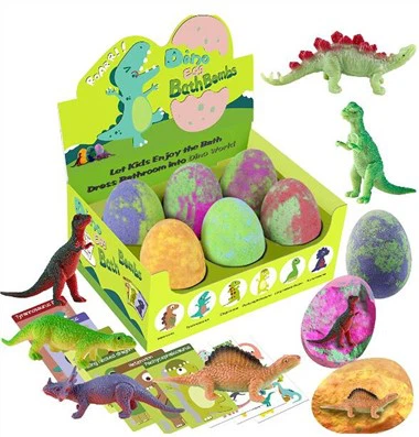 Surprise Bath Bombs With Dinosaur Toys Inside For Kids