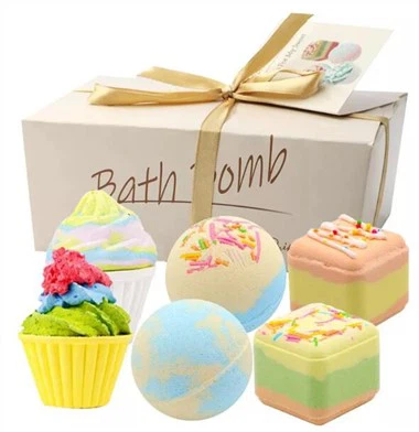 Bubble CupCake Shaped Bath Bomb For Kids