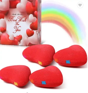Heart Shaped Bath Bombs