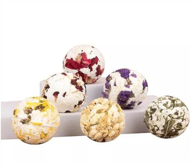 Bath Bomb With Real Dried Flower