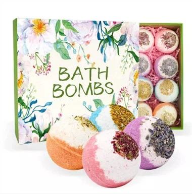 Full Dry Flowers Fizzy Bath Bomb