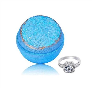 Bath Bombs With Rings Inside