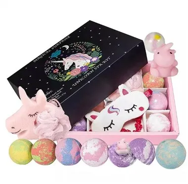 Surprise Bath Bombs With Unicorn Toys Inside