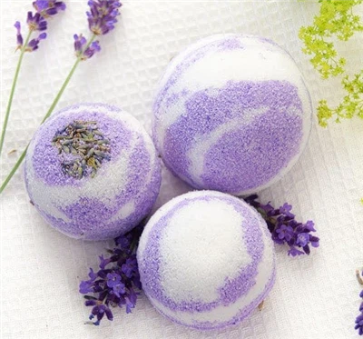 Natural Lavender Shower Bombs