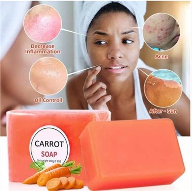 Natural Whitening Lightening Carrot Soap