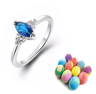 Bath Bombs With Sterling Silver Rings