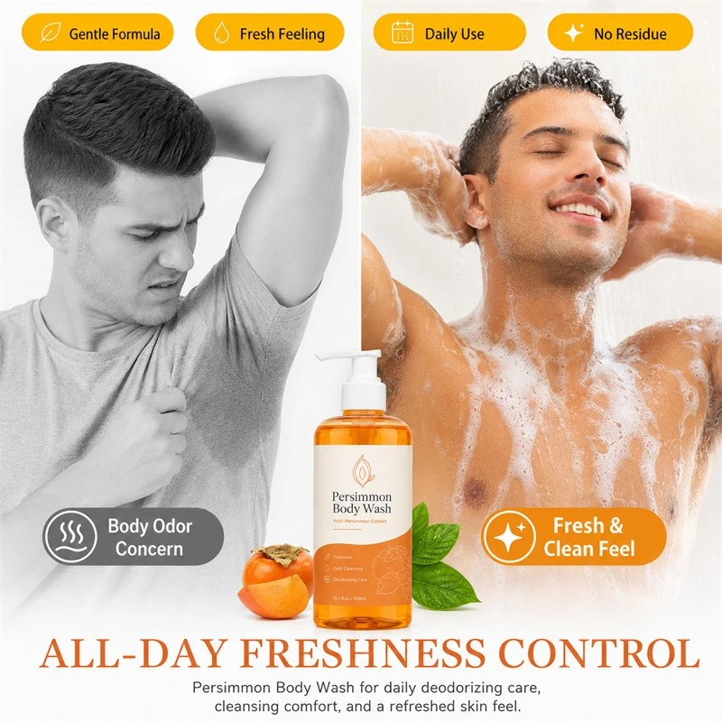 Custom Persimmon Body Wash For Deodorizing Body Care Brands price