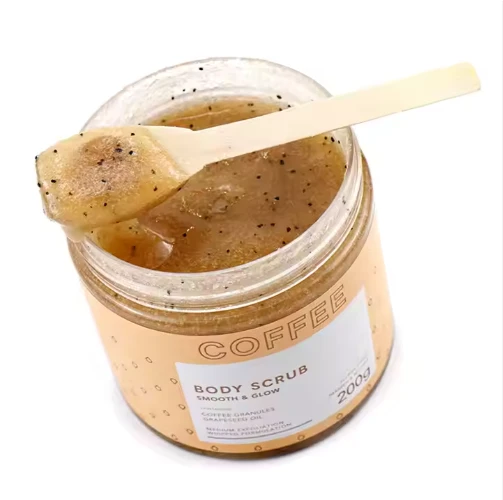 Exfoliating And Whitening Sugar Coffee Body Scrub