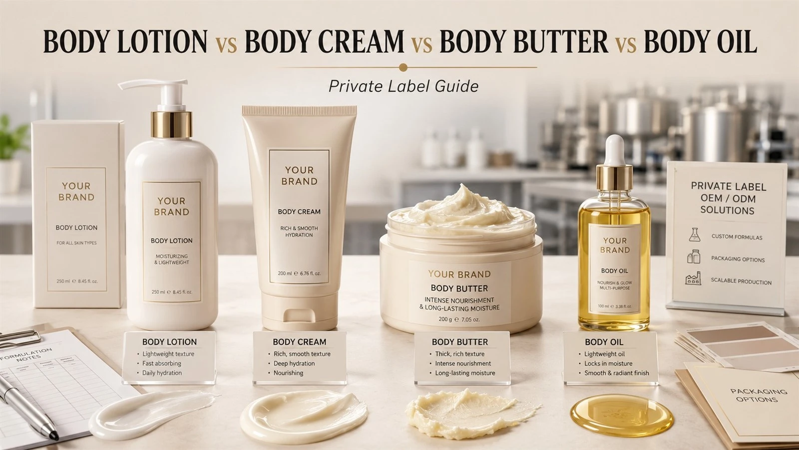 body lotion vs body cream vs body butter vs body oil private label guide body lotion vs body cream vs body butter vs body oil private label guide