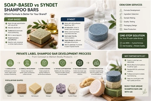 Soap-Based Vs Syndet Shampoo Bars: Which Formula Is Better For Private Label ...