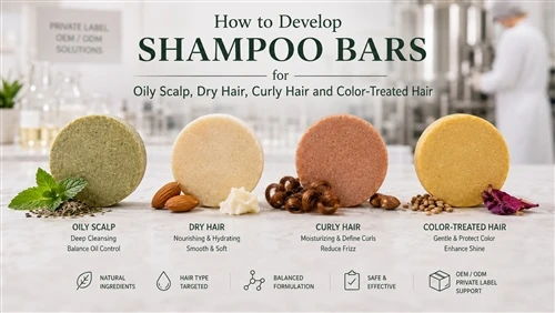 How To Develop Shampoo Bars For Oily Scalp, Dry Hair, Curly Hair And Color-Tr...
