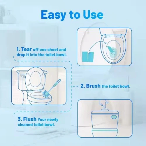 Non-Toxic Toilet Cleaner Sheets