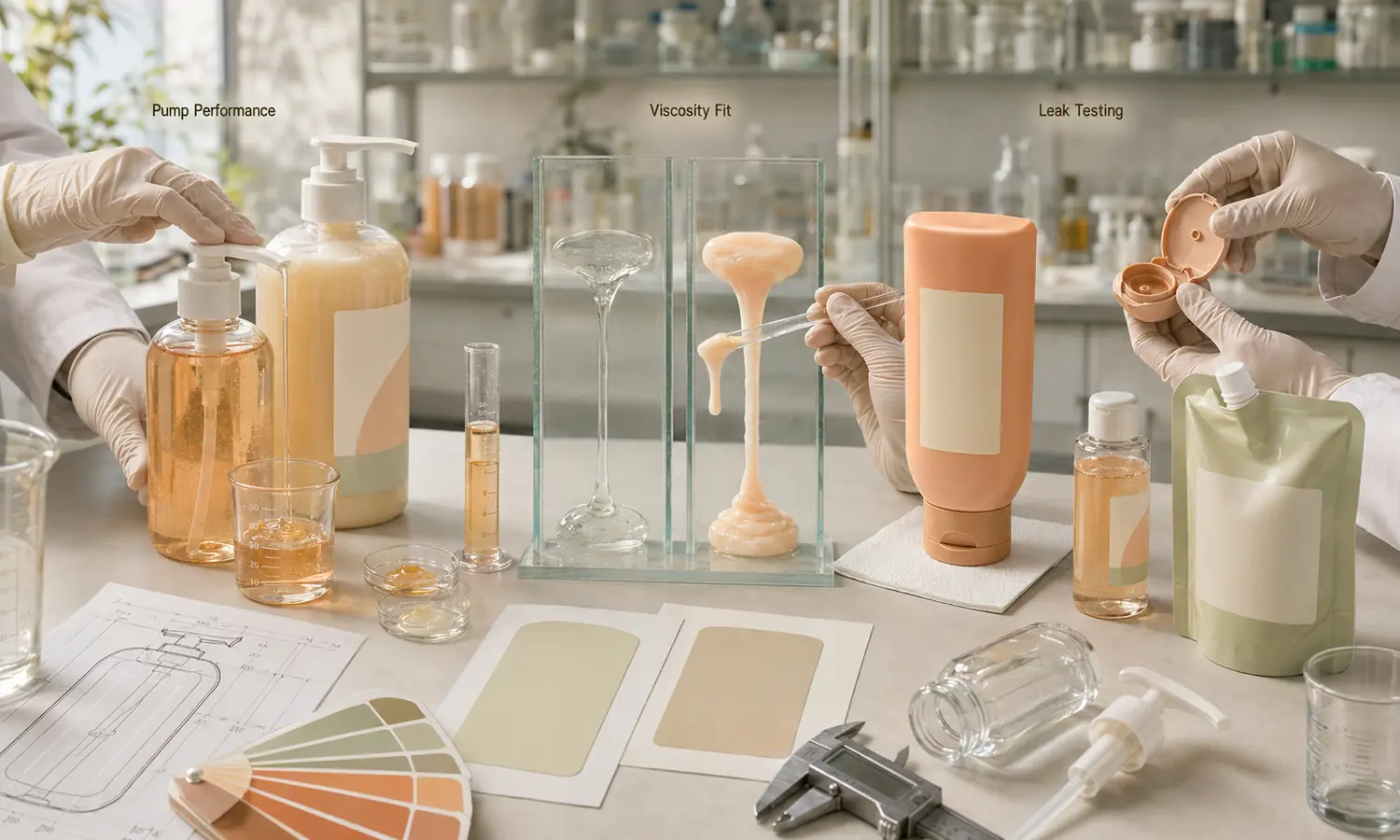 persimmon body wash bottle pump viscosity and leakage compatibility testing persimmon body wash bottle pump viscosity and leakage compatibility testing