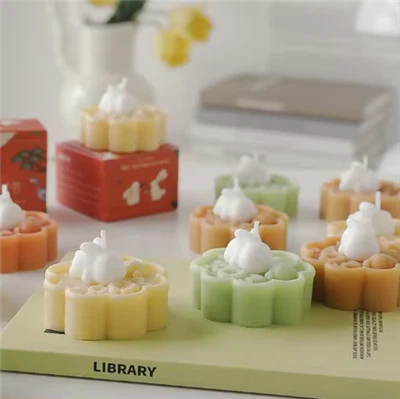 Mid-Autumn Festival Mooncake Scented Candle Bunny Rabbit Shape